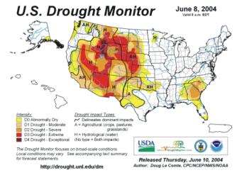 United States Weekly Drought Monitor